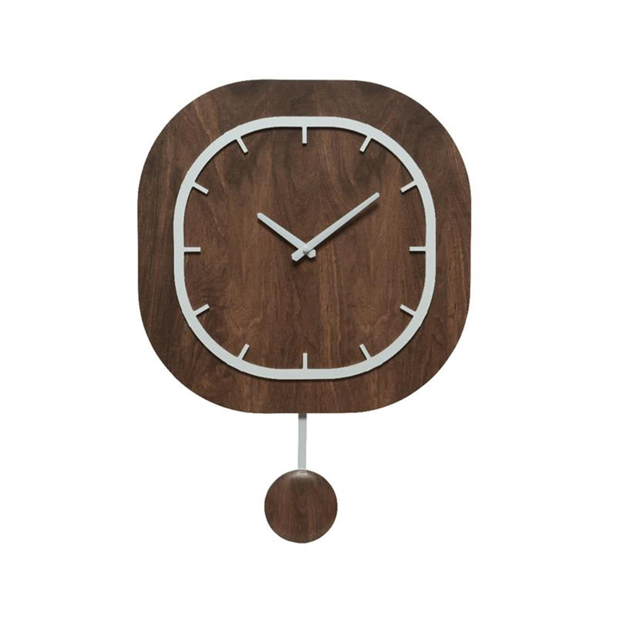Decoris klok mdf w40-h56cm bruin