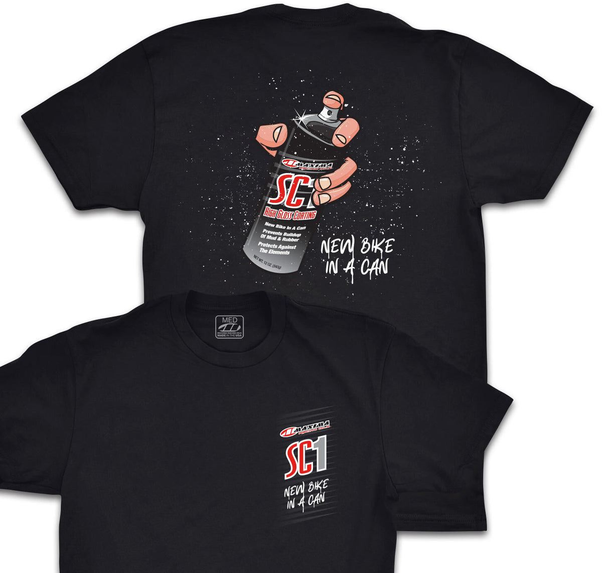 Maxima racing oils t-shirt sc1 graffiti tee