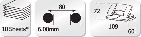 Kangaro perforator - aion-10g s2 - 10 vel - blauw