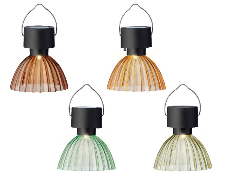 Lumineo solar hanglampje kunststof ø8cmx10cm