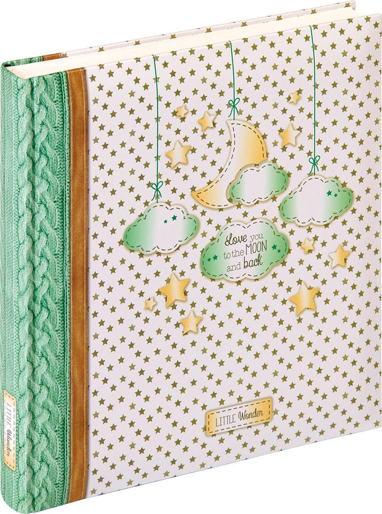 Walther uk-209 little wonder - babyalbum - formaat 28 x 30,5 cm - crème groen