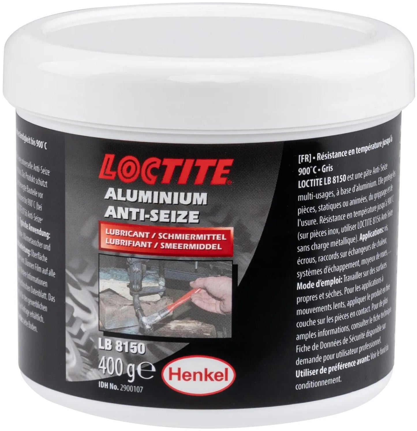 Loctite montagepaste lb aluminum anti-seize 400g can lb 8150