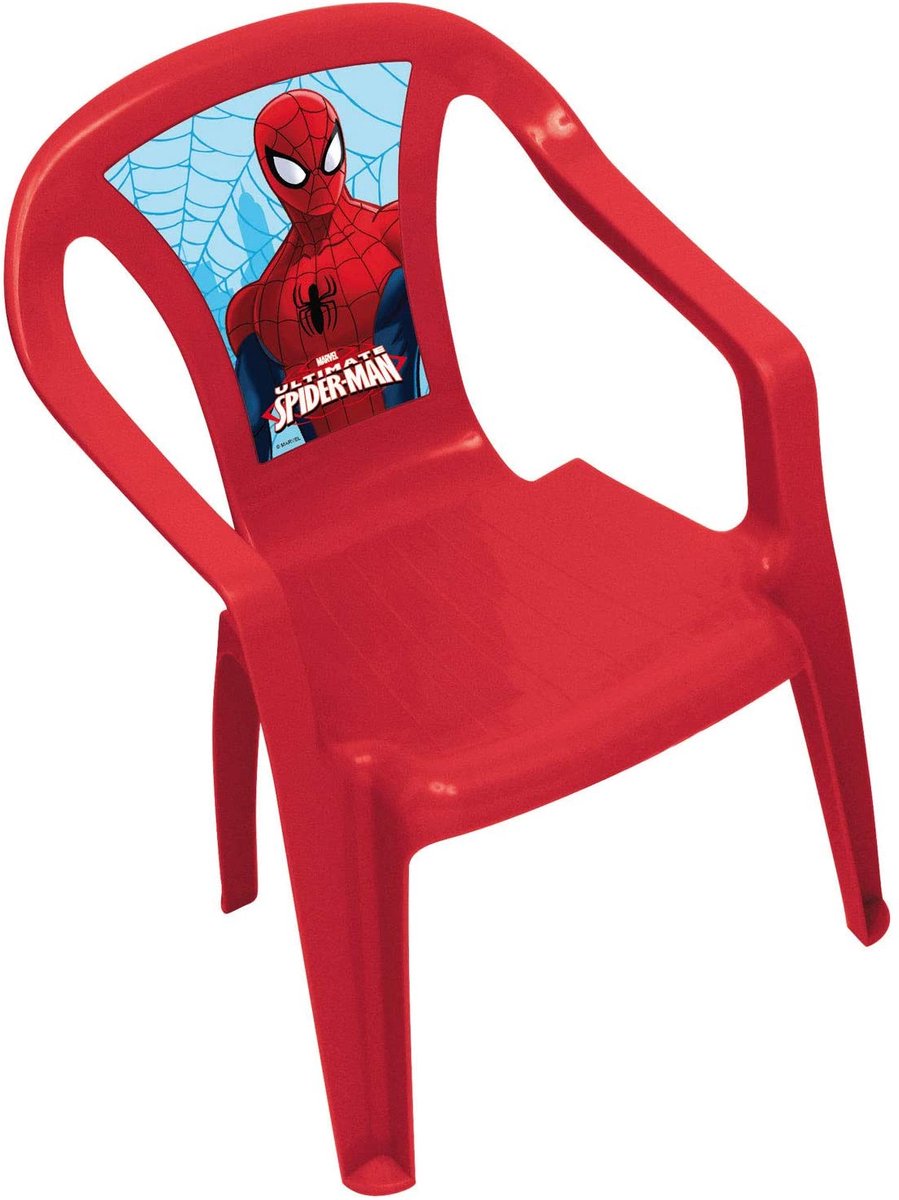 Arditex kinderstoel spider-man 36,5 x 51 cm polypropyleen rood