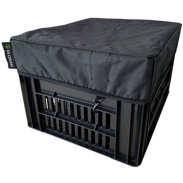 Ds covers fietskrathoes crate m (kratten t m 35 t m 45 cm) - zwart