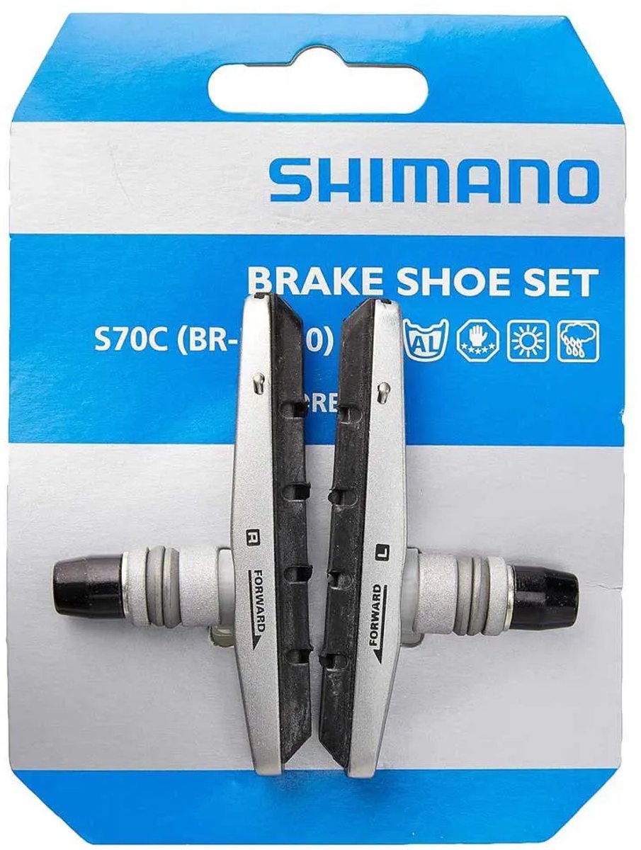 Shimano velgremblokset s70c v-brake zilver