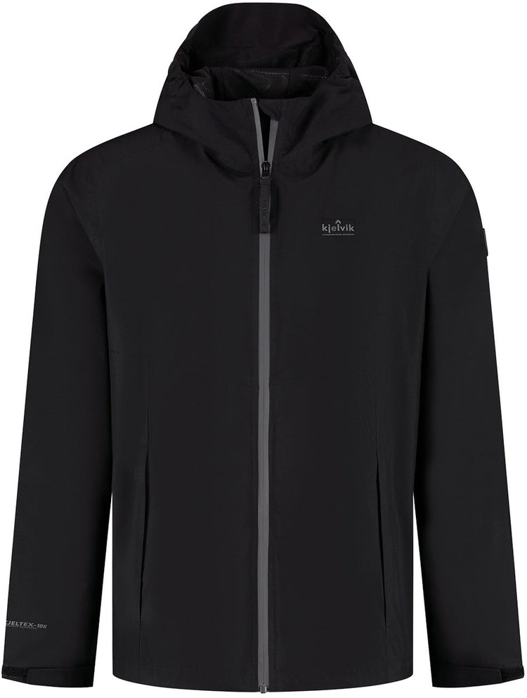Kjelvik outdoorjas kiron zwart