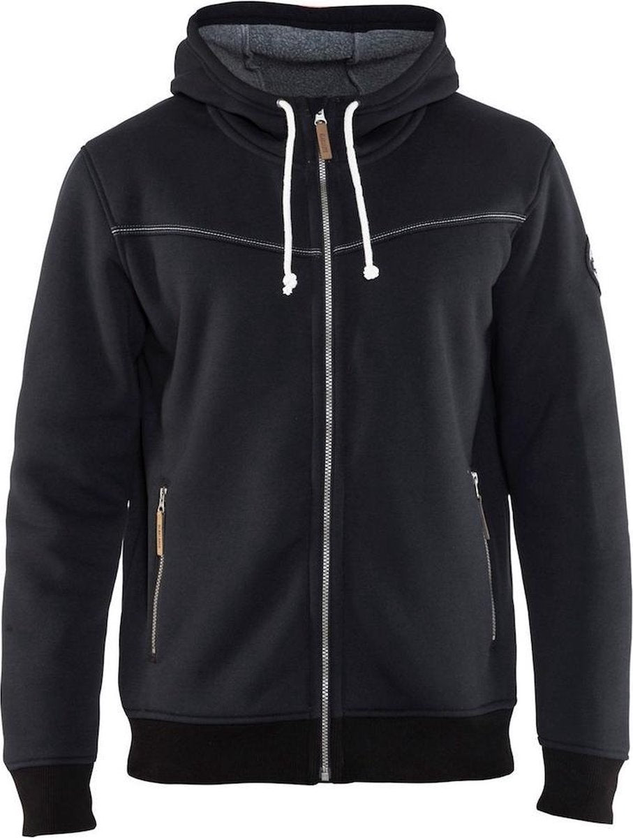 Blåkläder 4933-2514 hoodie met warme voering zwart maat m