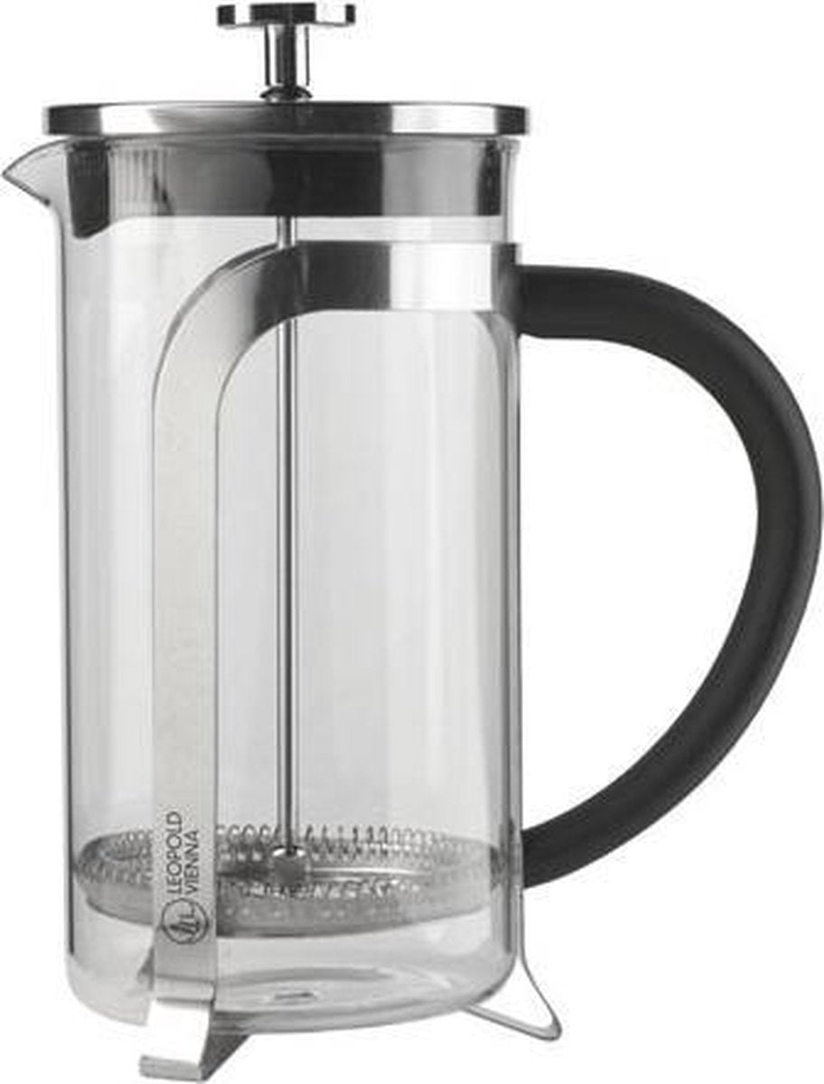 Leopold vienna - french press cafetière shiny 1,0l (8 kopjes)