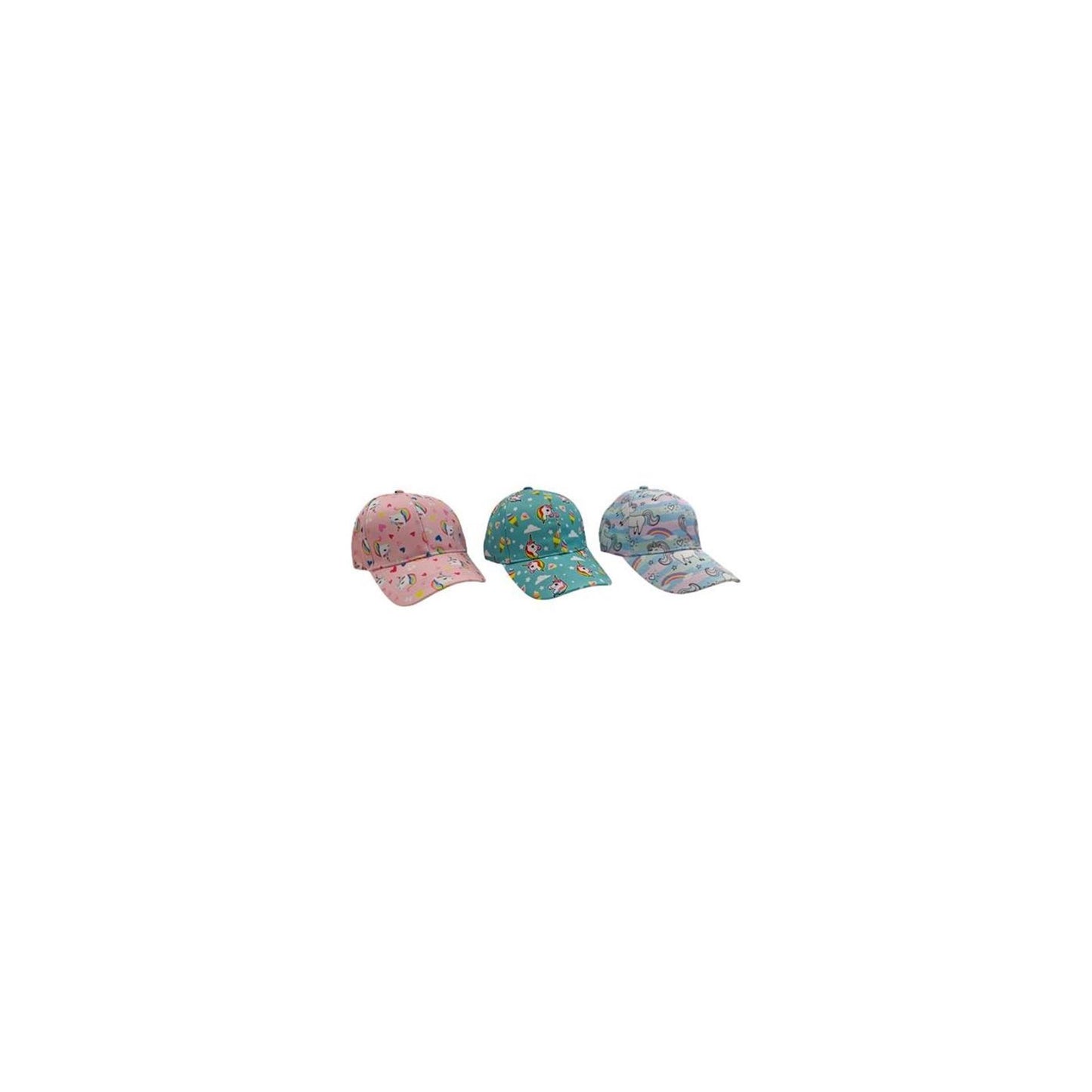 Kinder basebalcap unicorns 3ass.