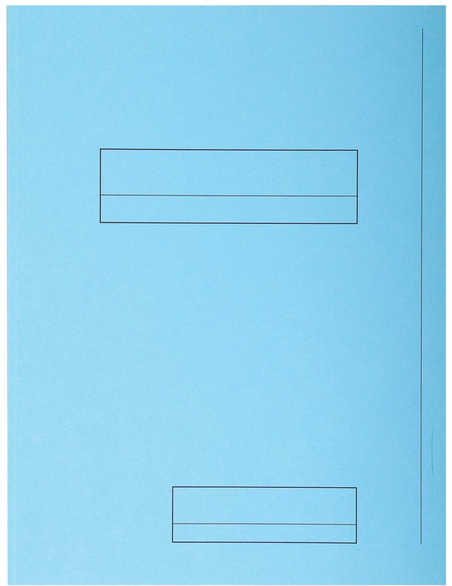 Exacompta dossiermap super 210 | pak van 50 stuks | blauw