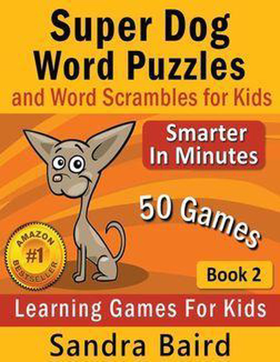 Super dog word puzzles and word scrambles