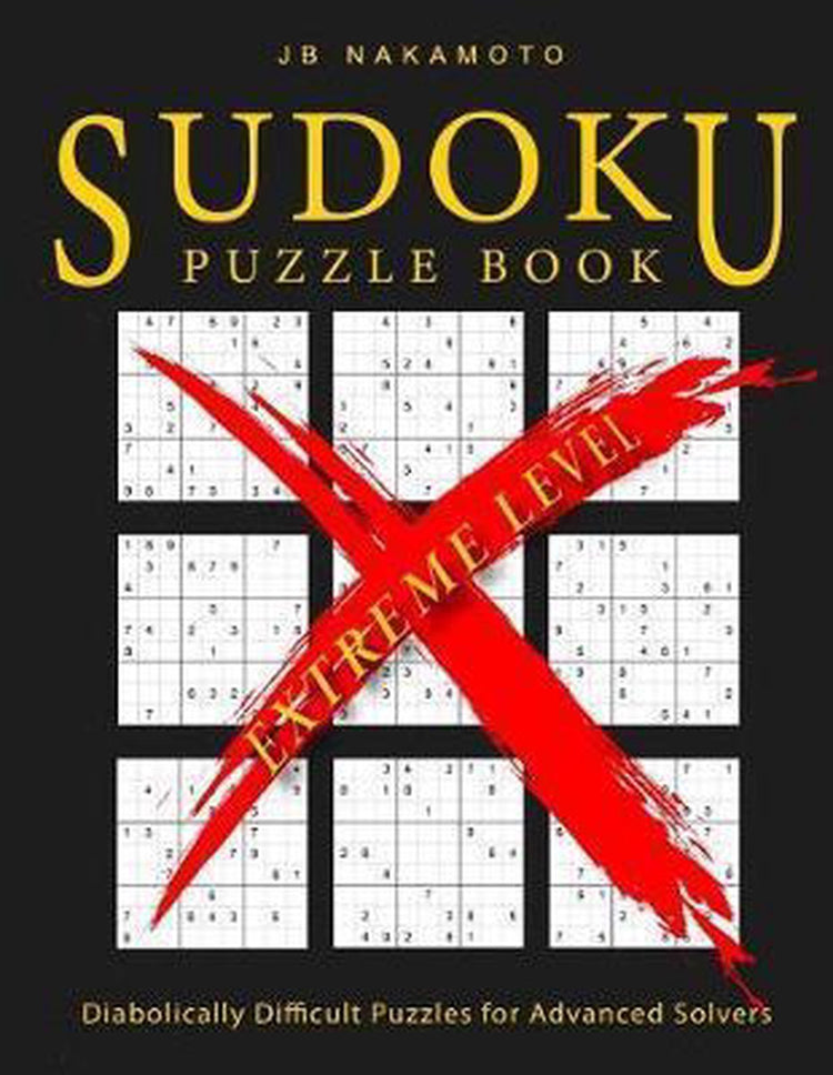 Sudoku puzzle book extreme level- sudoku puzzle book extreme level