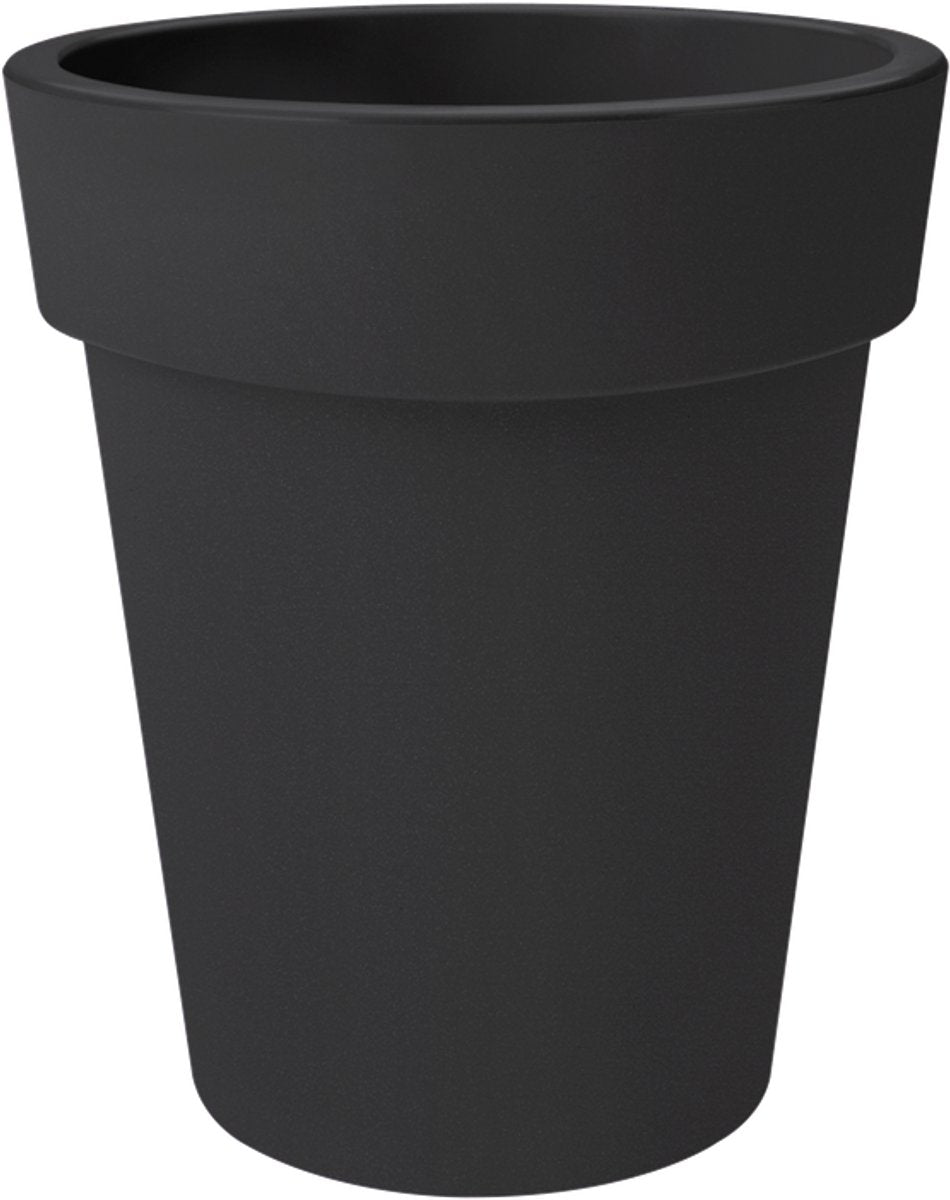 Elho green basics top planter hoog 35 - bloempot voor buiten - ø 34.5 x h 41.0 cm - living black