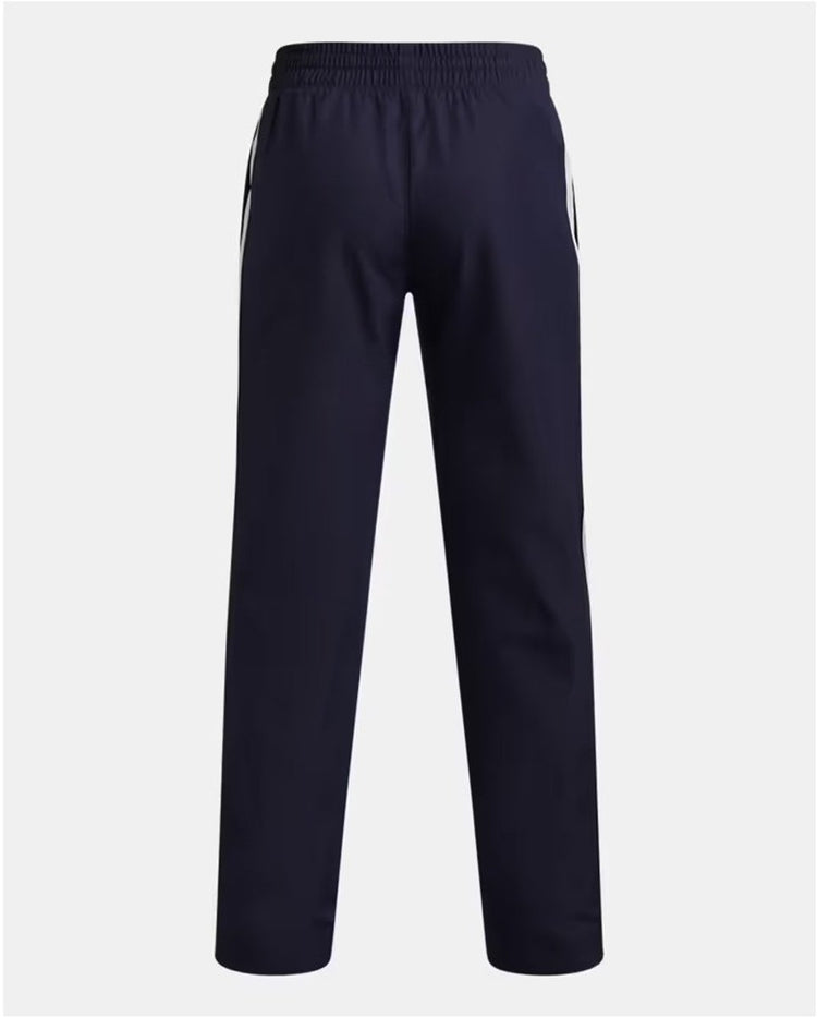 Under armour ua b rival wvn pant-blu jongens sportbroek - midnight navy - wit