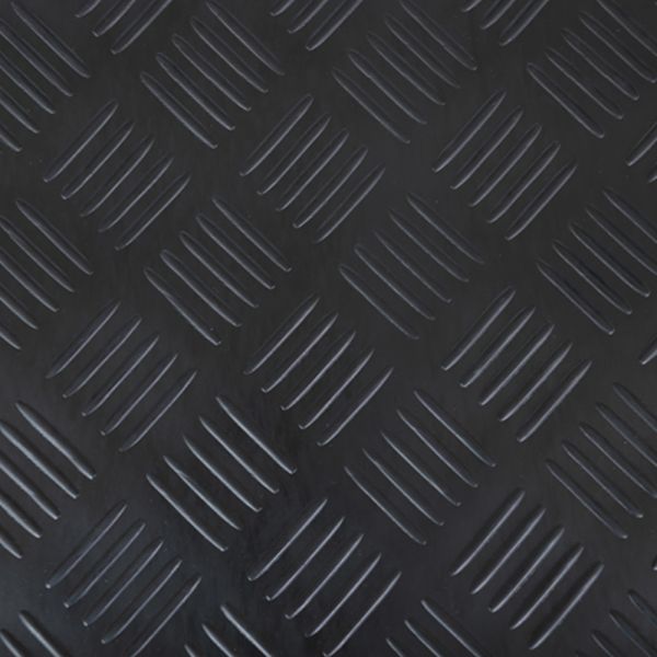 Rubbermat # 4 traanplaat per meter