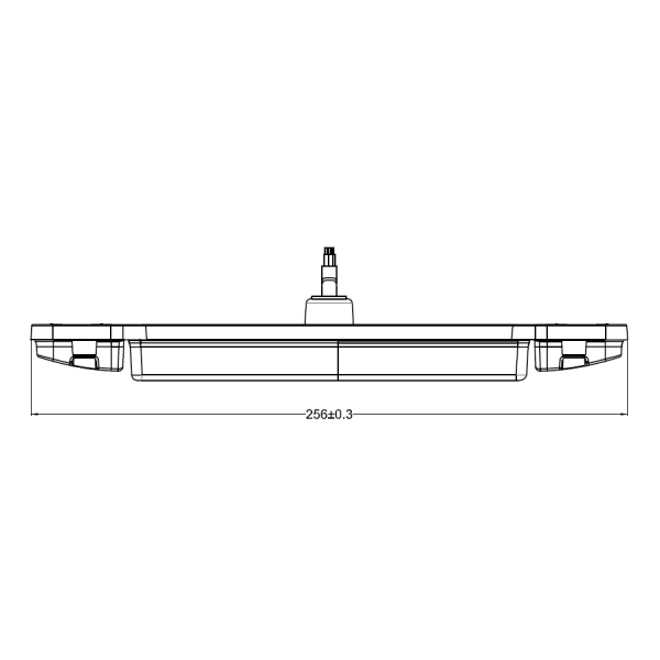 Ac hterlicht slimline 4 functies 12-24v led