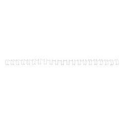 Draagbindruggen wirebind 21 gbc metaal 6mm wit 45vel