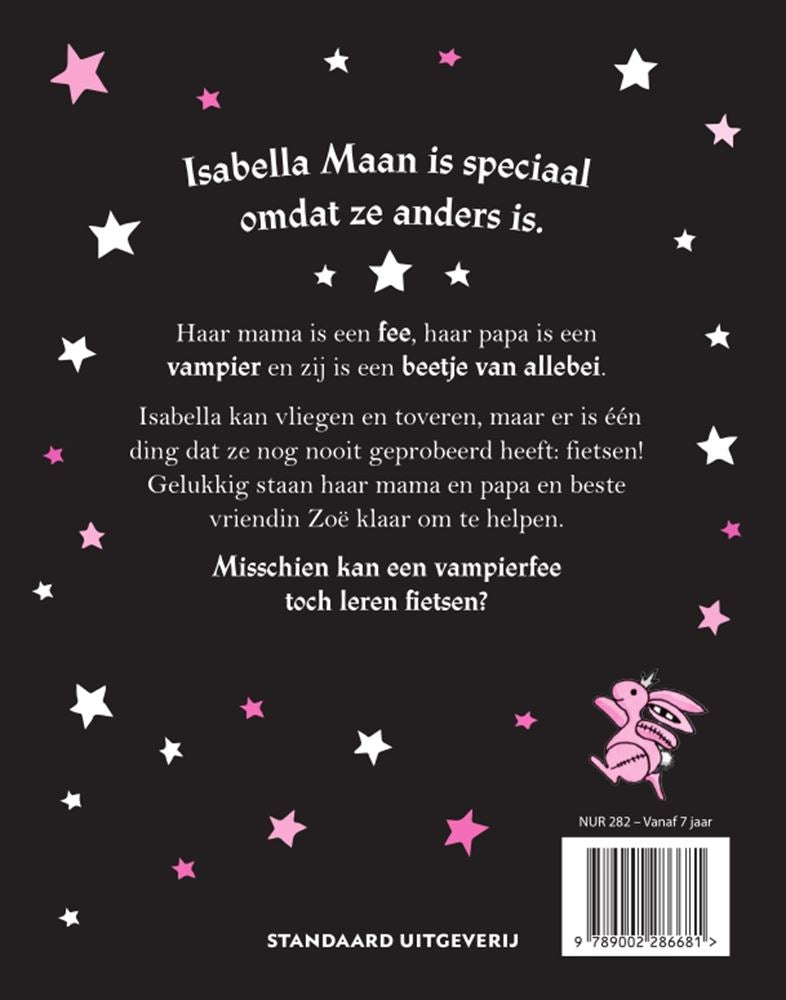 Isabella maan leert fietsen 7+