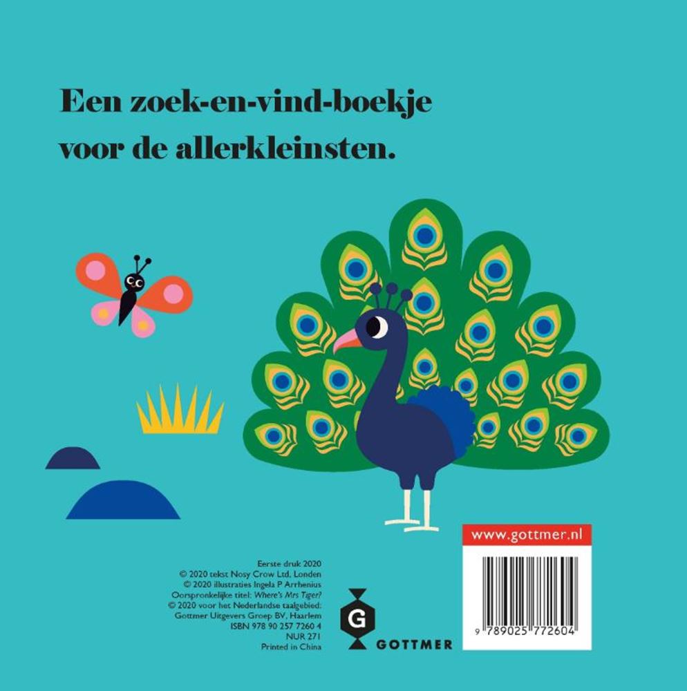 Tijger, waar ben je (karton). 2+
