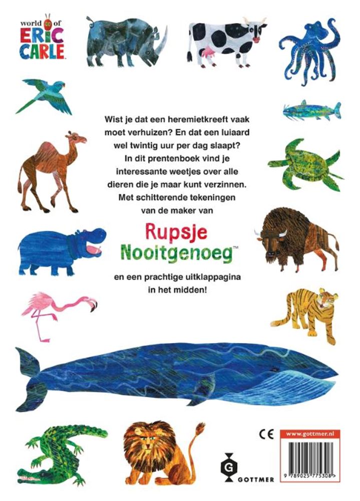 Gottmer uitgevers groep eric carle's grote dierenboek. 3+