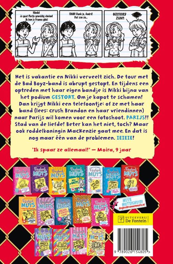 Centraal boekhuis dagboek van een muts 15. droomreis parijs?!