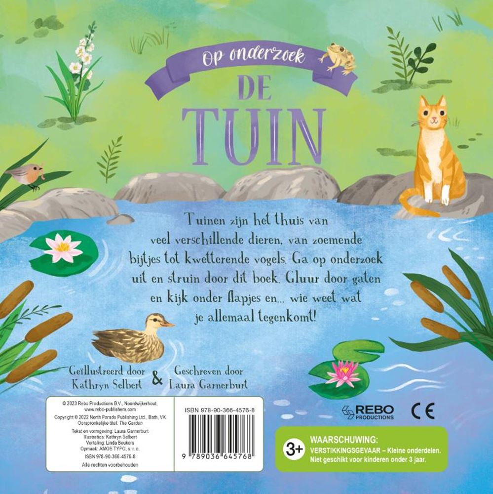 Rebo publishers de tuin - op onderzoek flapjesboek