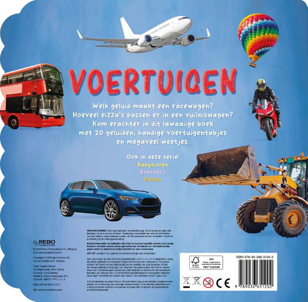 Voertuigen - 20-geluidenboek 2+
