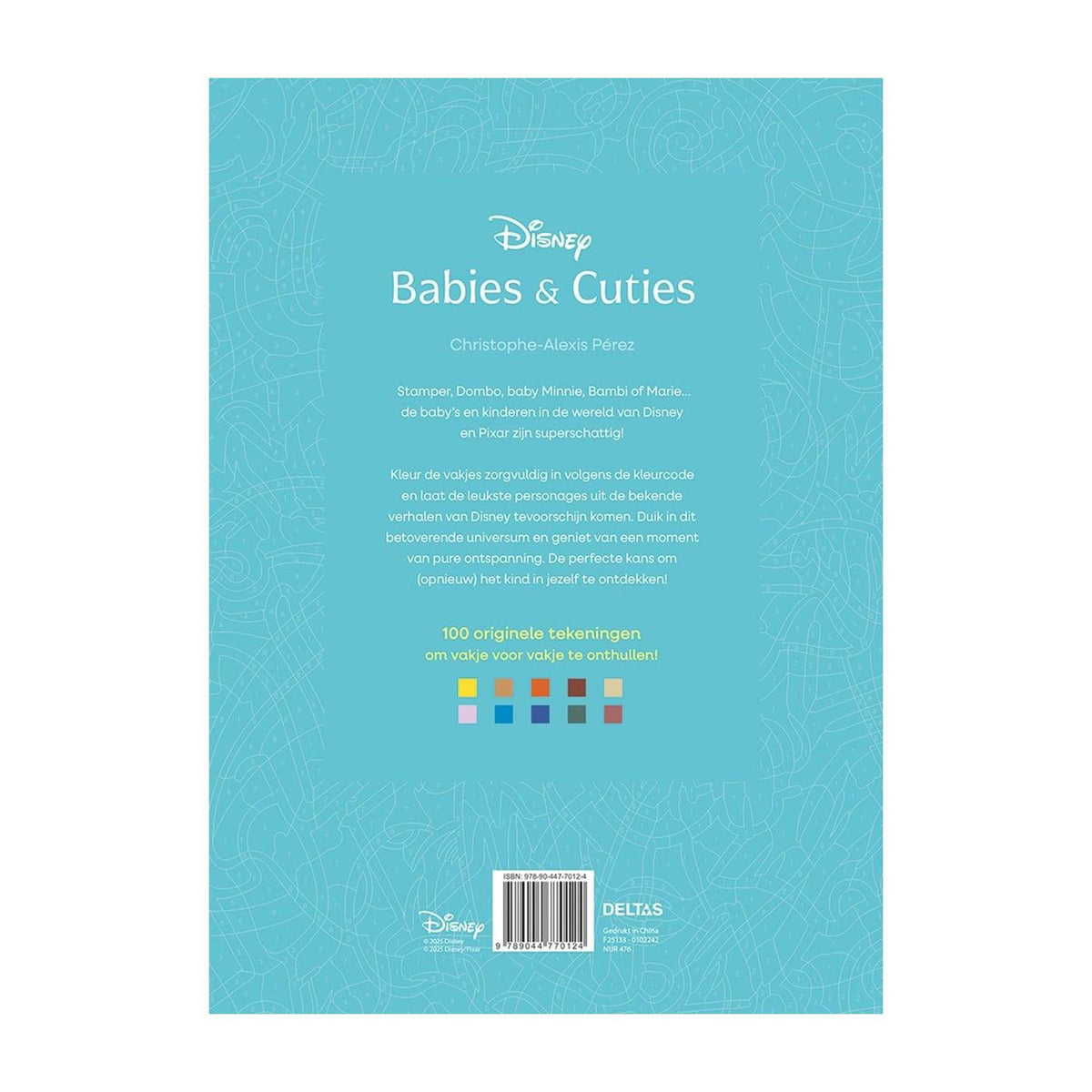 Deltas babies cuties - kleuren op nummer