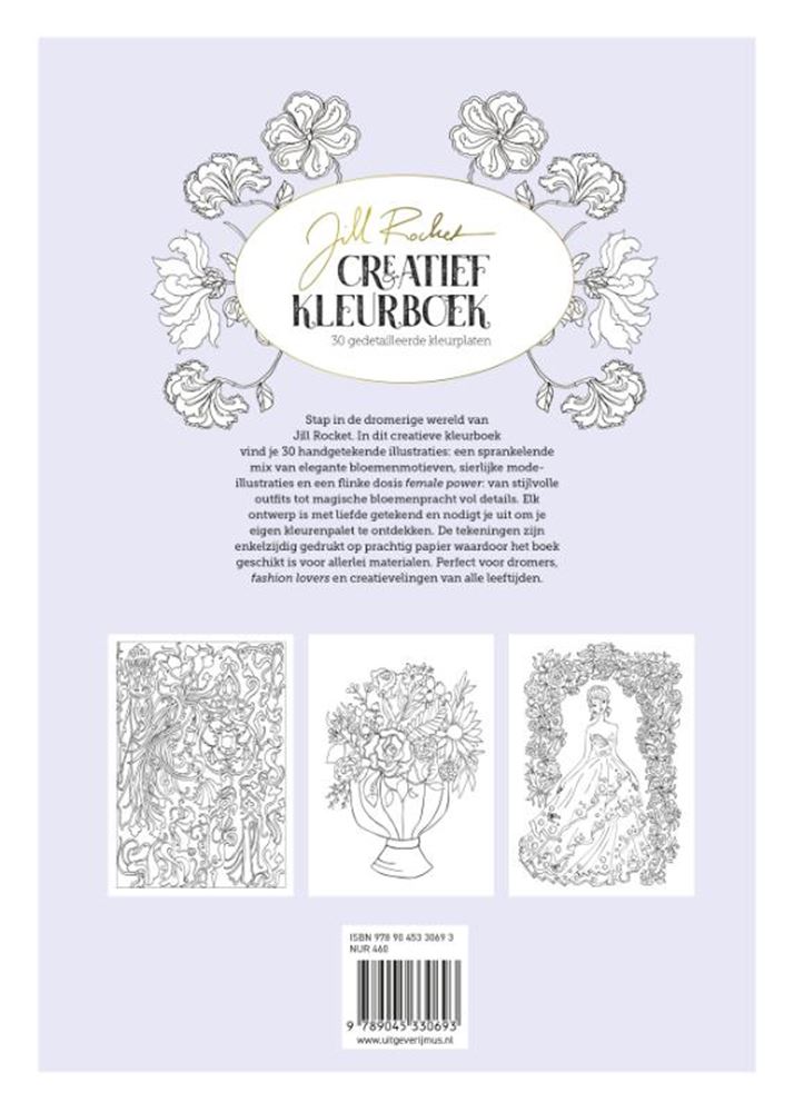 Mus creatief jill rocket : creatief kleurboek