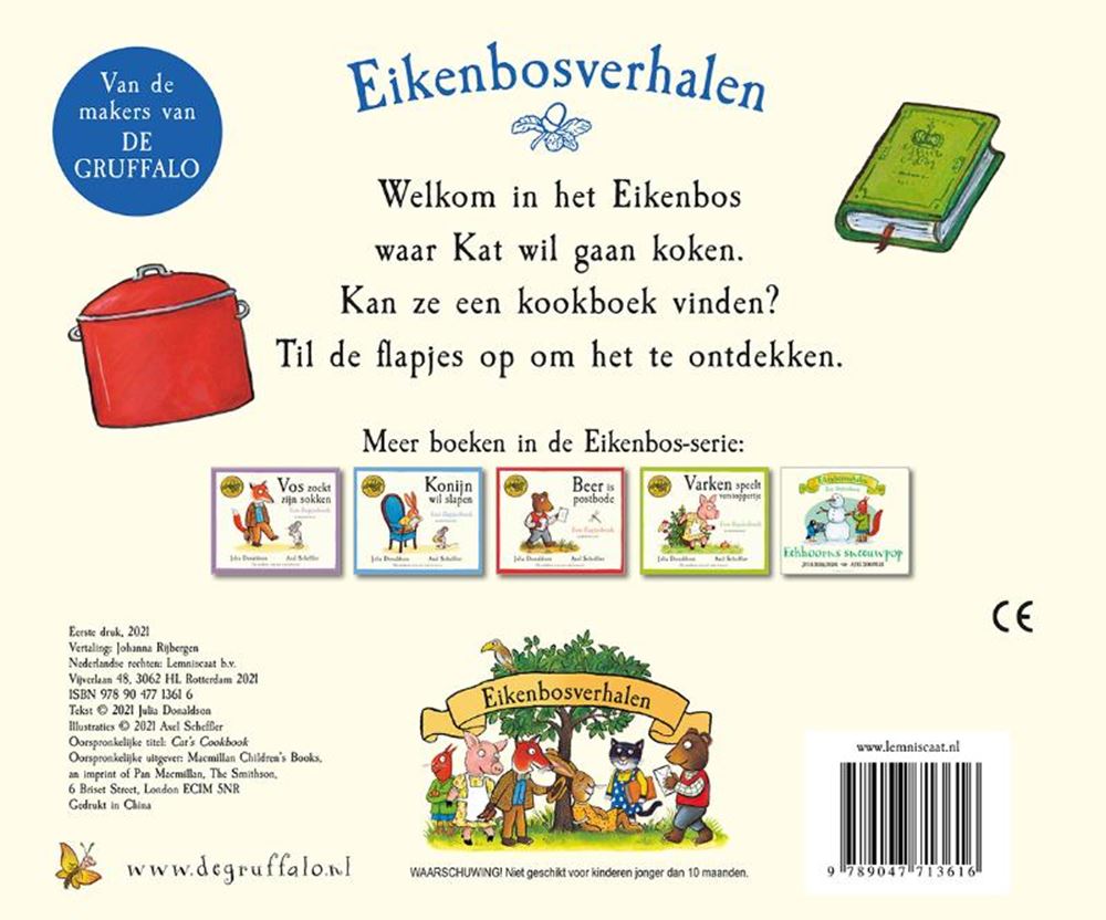 Flapjesboek: het kookboek van kat. 2+