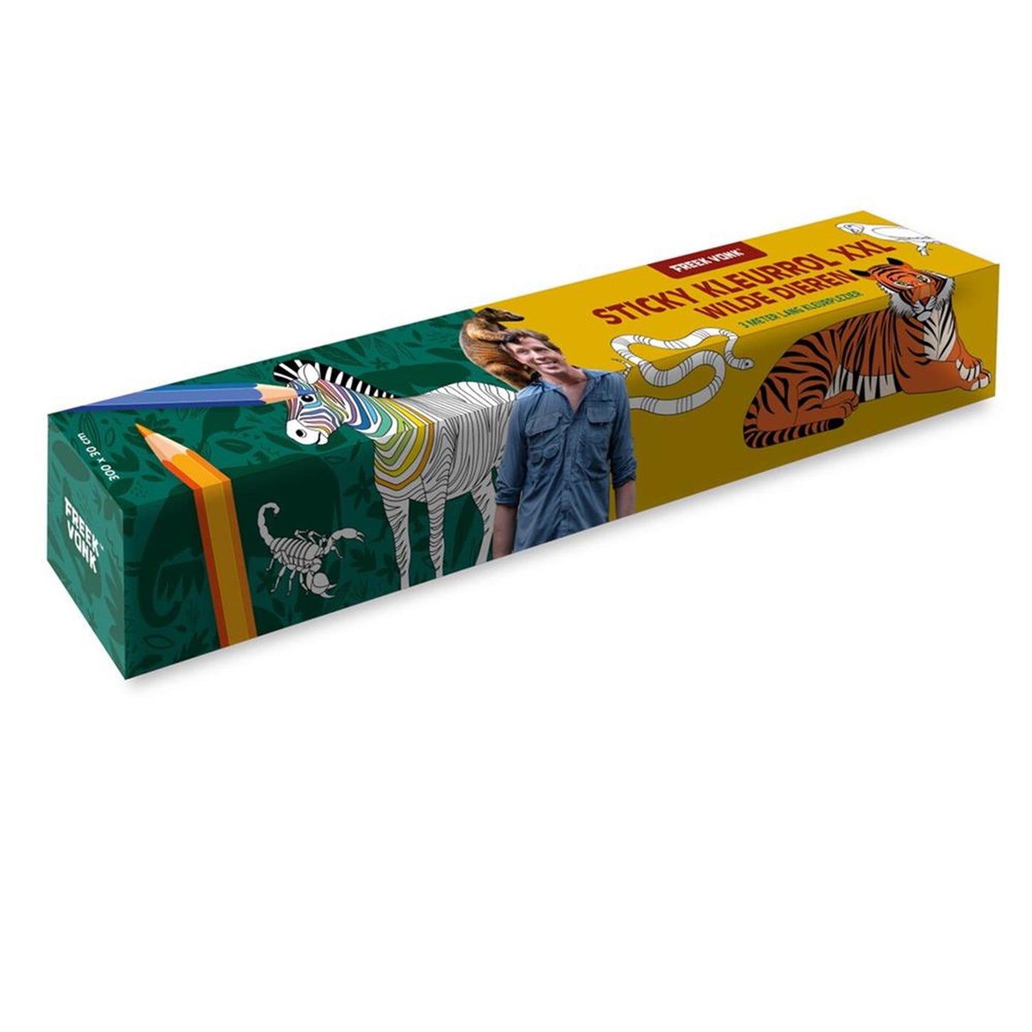 Imagebooks freek vonk sticky kleurrol - wilde dieren