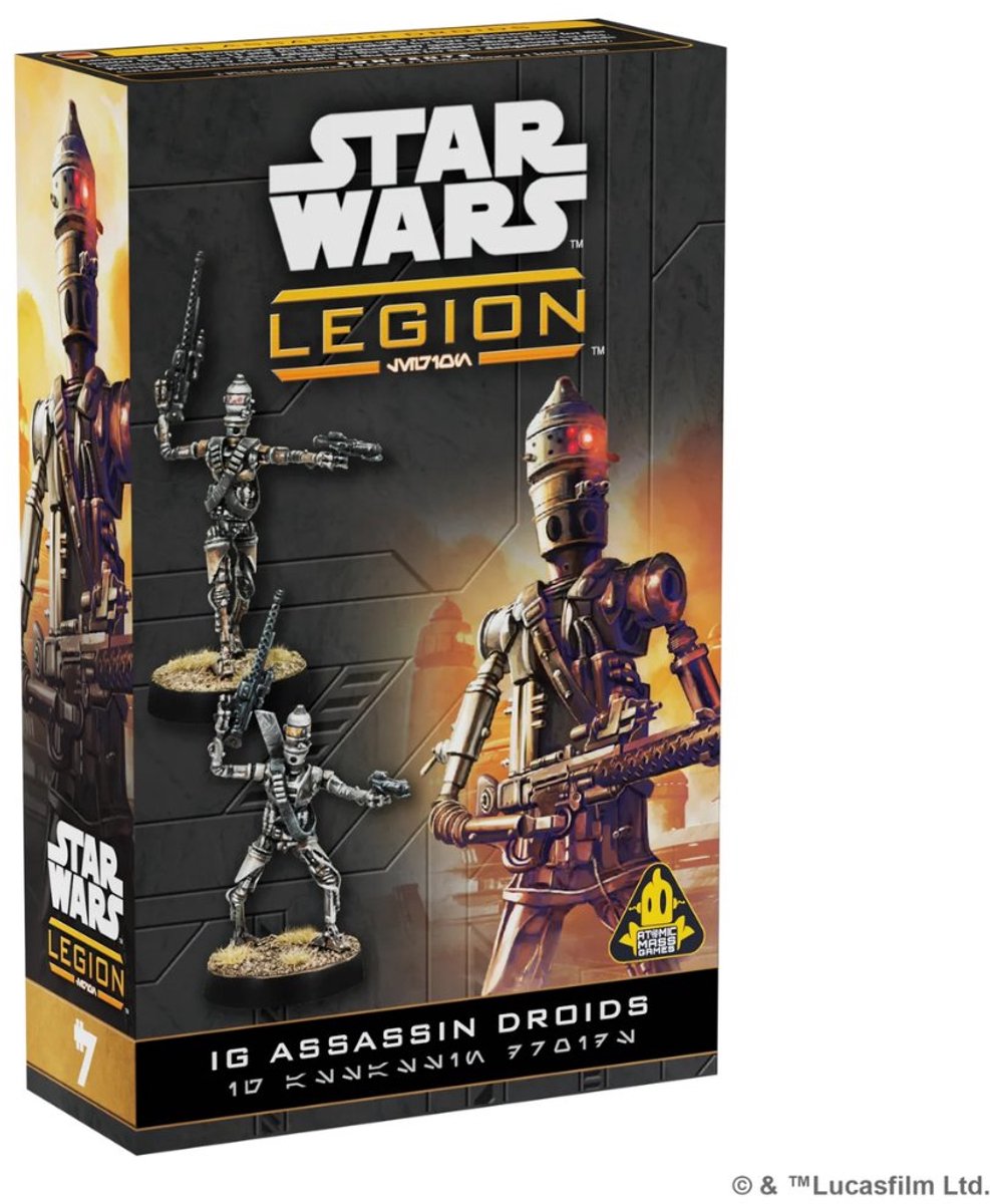 Atomic mass games star wars legion ig-series assassin droids – unpainted requires assembly
