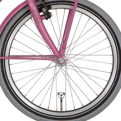 Alpina voorwiel 22 hlq-10a-1 black zink spk