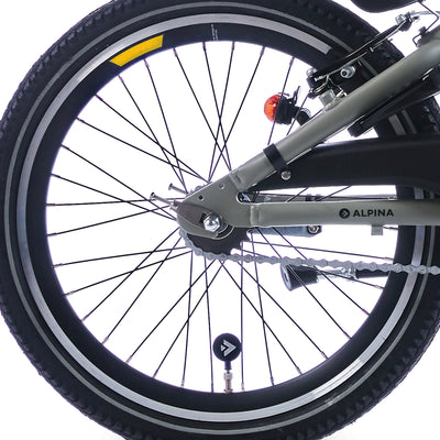 Alpina achterwiel 22 hlqc trail zwart zw spk