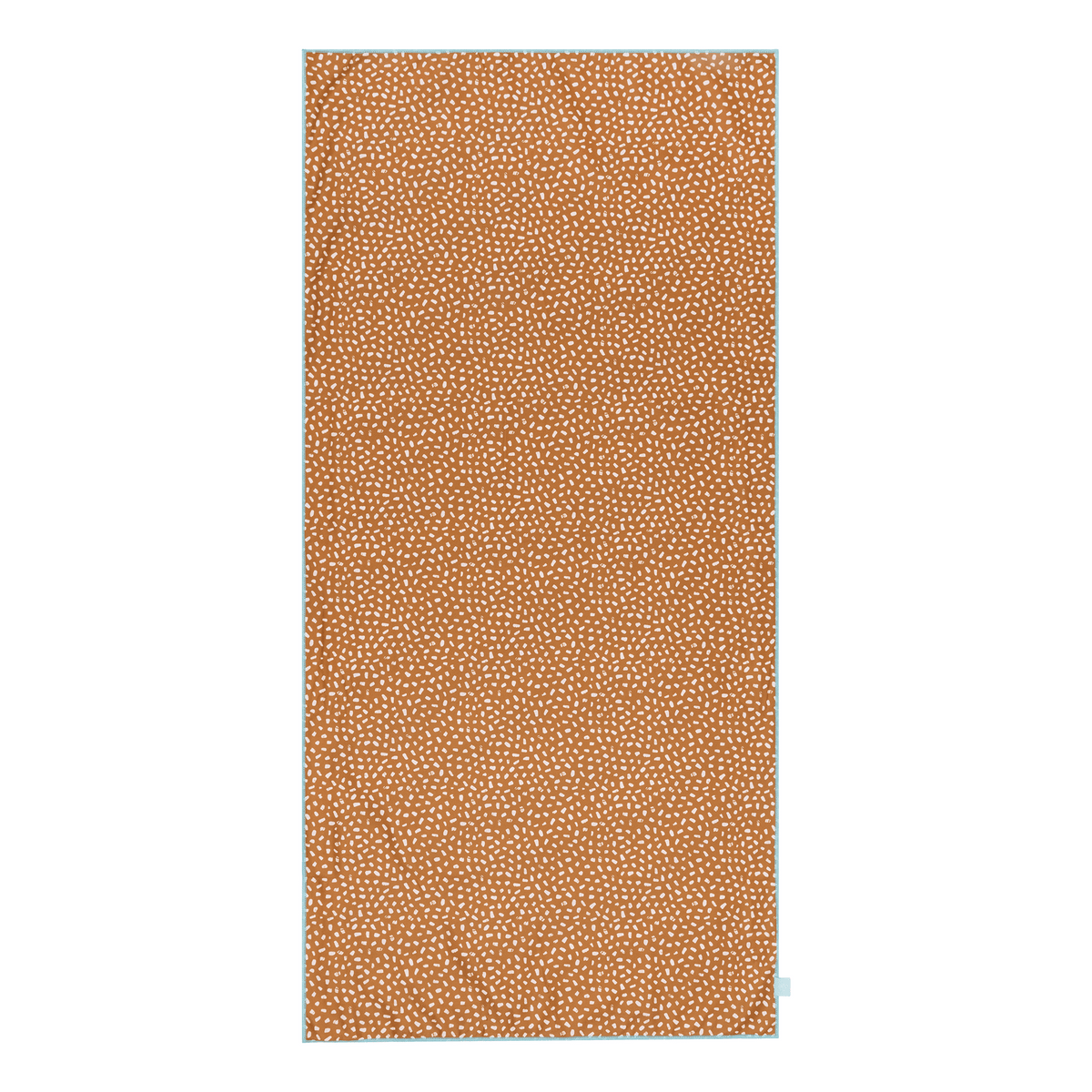 Vibrant stripes | oranje wit microvezel handdoek 135 x 65 cm