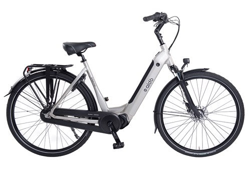 Aldo 28 inch e-bike interno 48cm sonic silver 504wh steps