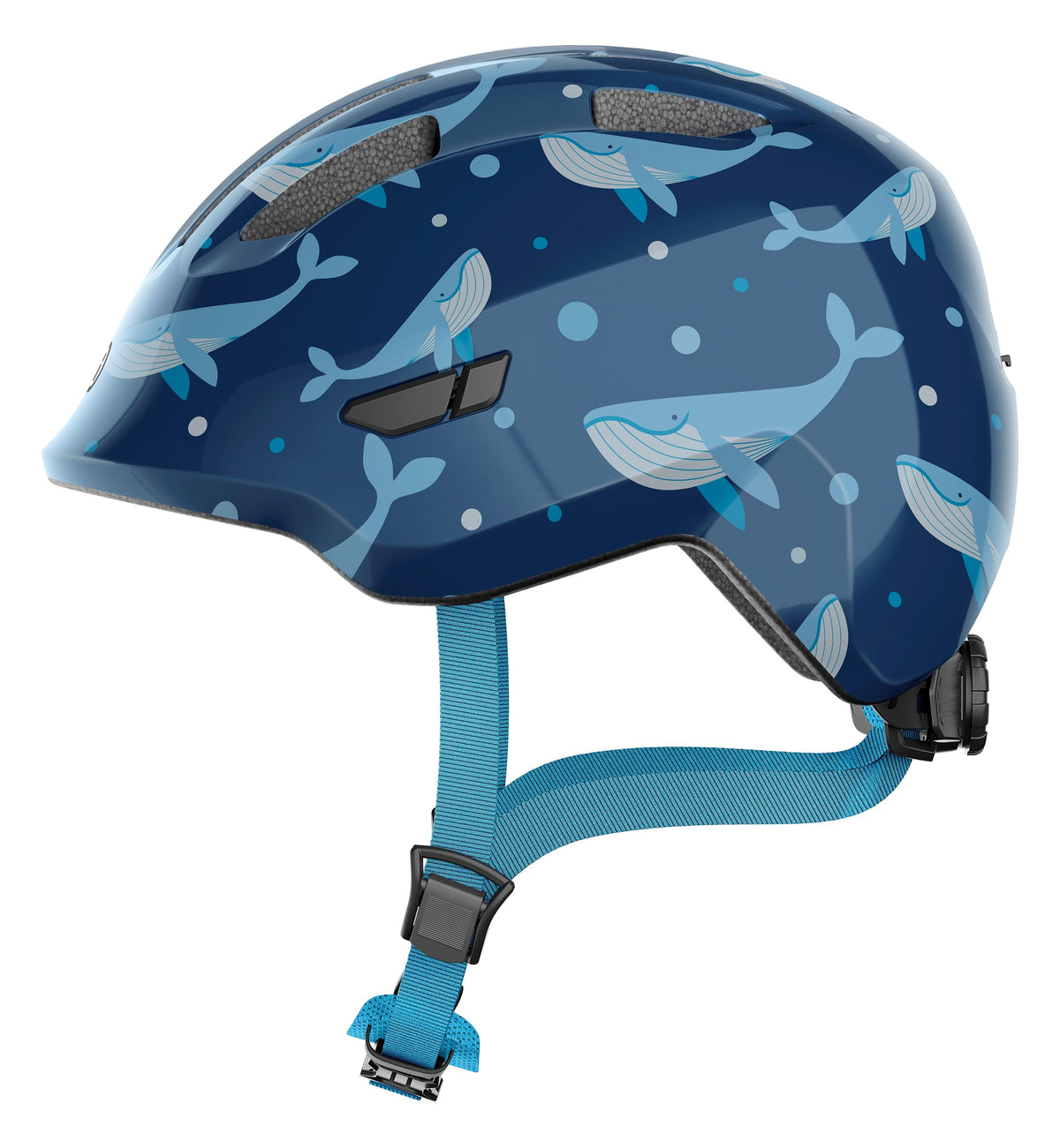 Abus helm Smiley 3.0 Blauw whale S 45-50cm