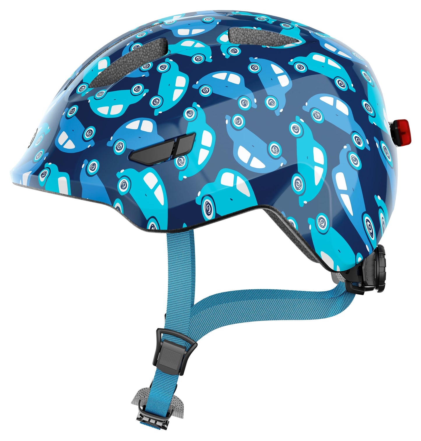 Abus Helm Smiley 3.0 LED blue car M 50-55cm