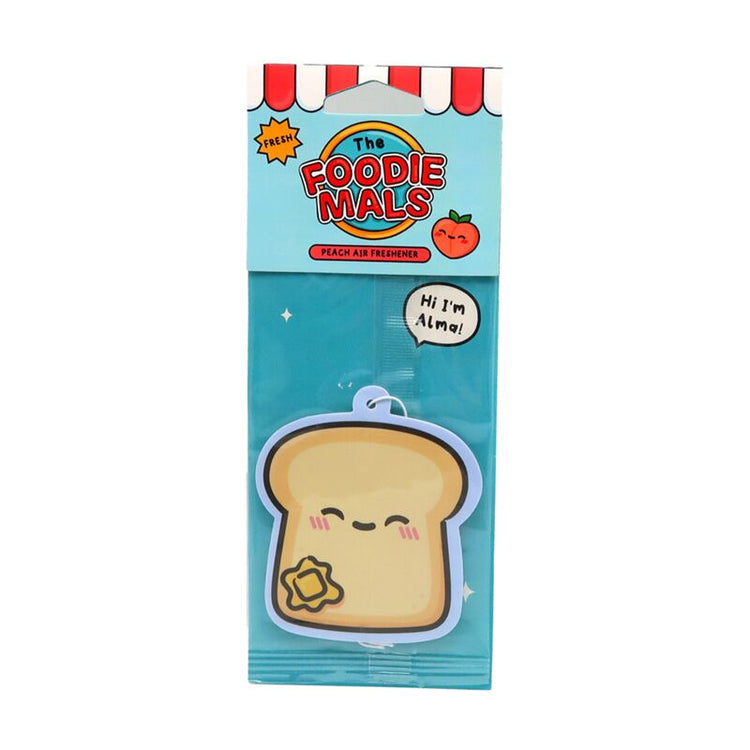 Perzik foodiemals toast luchtverfrisser