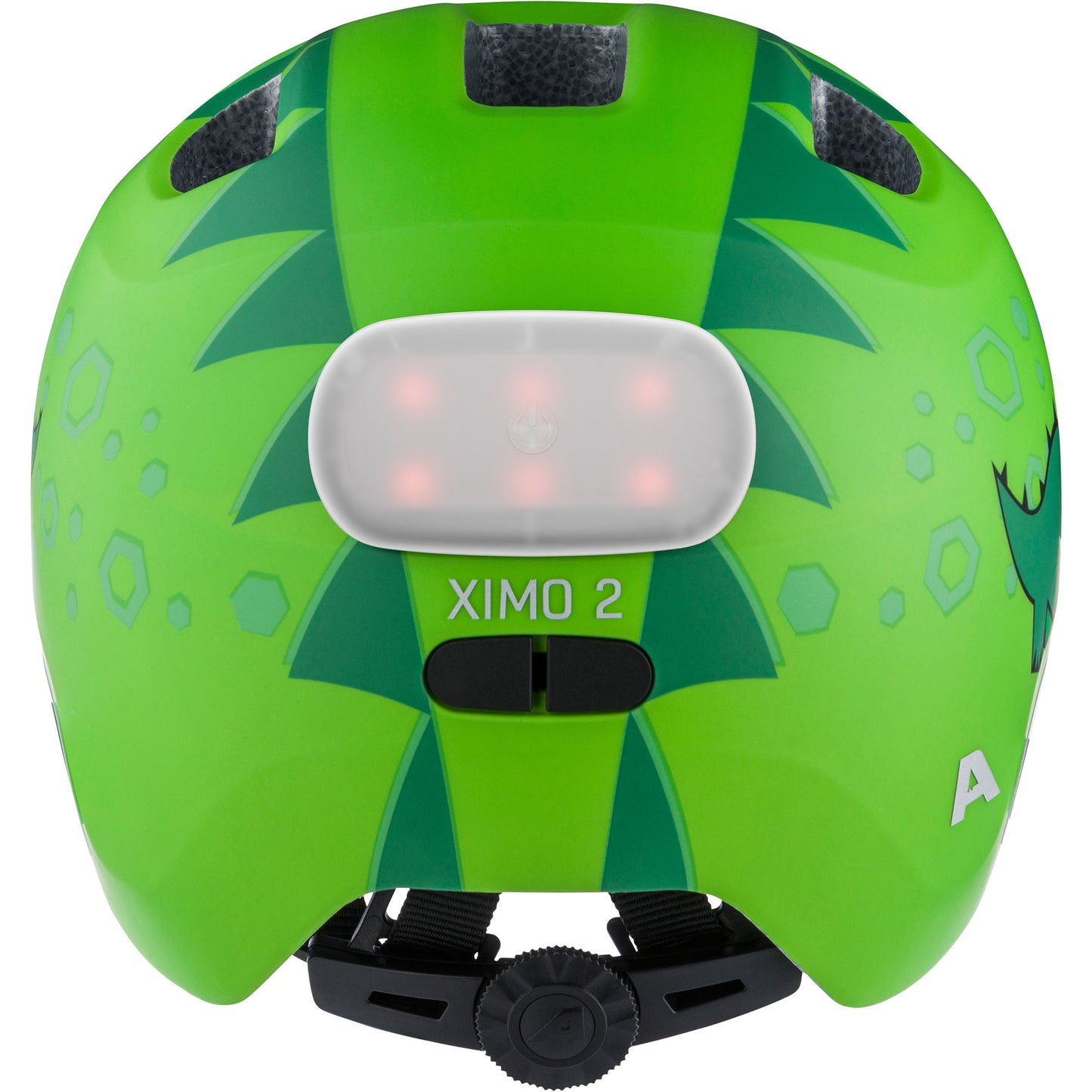 Olympic sportswear alpina sports kinderhelm ximo 2 flash green dino 49-54 mat