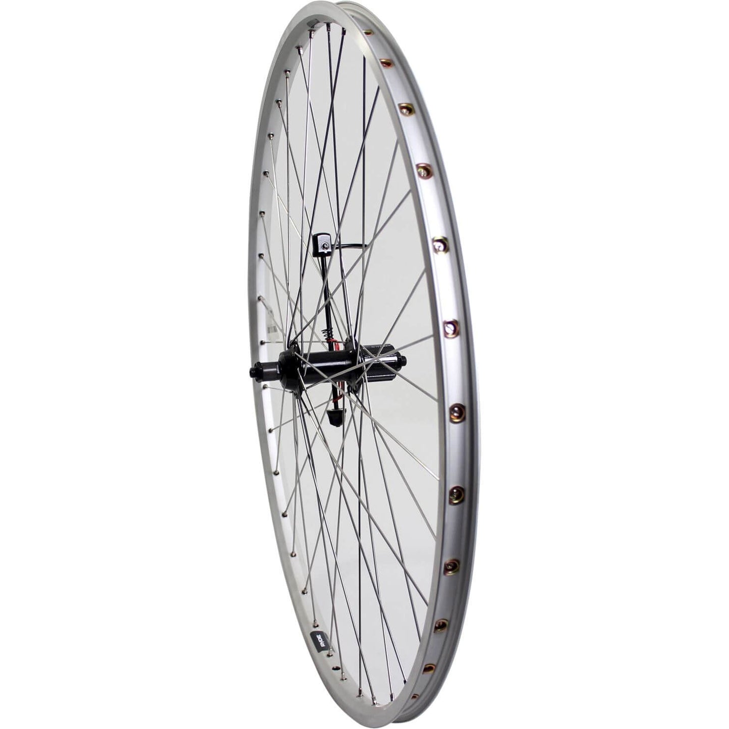 Roland Achterwiel 28 uitval cass 7v ZAC19 zilver RVS spk