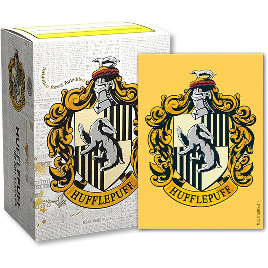 Asmodee Dragon Shield Brushed Art Wizarding World Huff