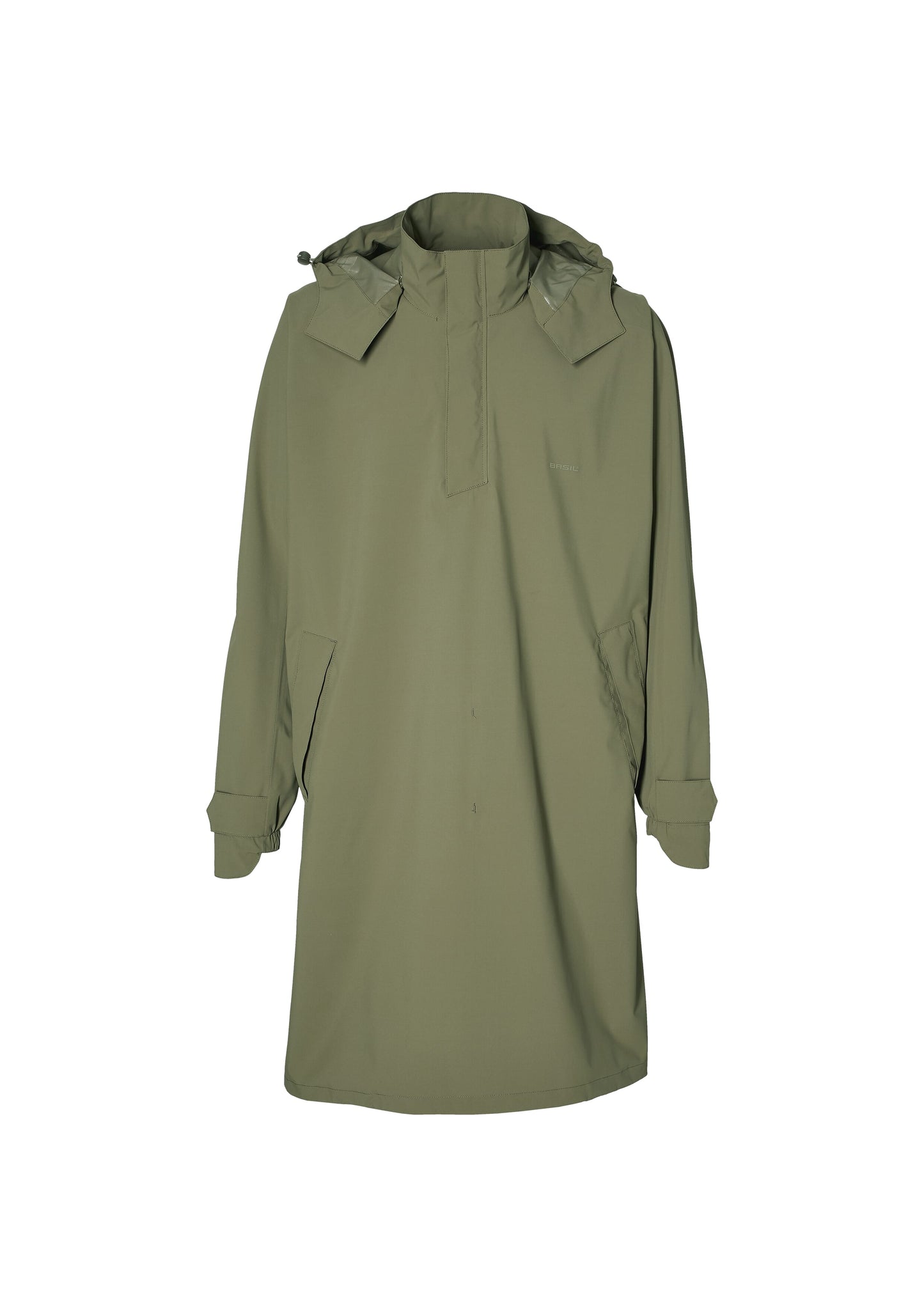 Basil poncho mosse unisex olive green xl xxl