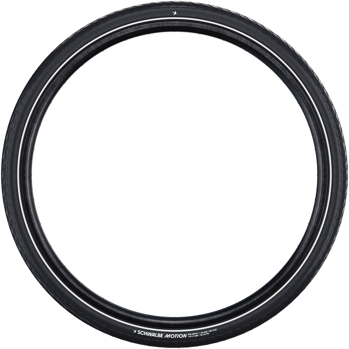 Schwalbe draadband motion big apple 50-355 +r zwart