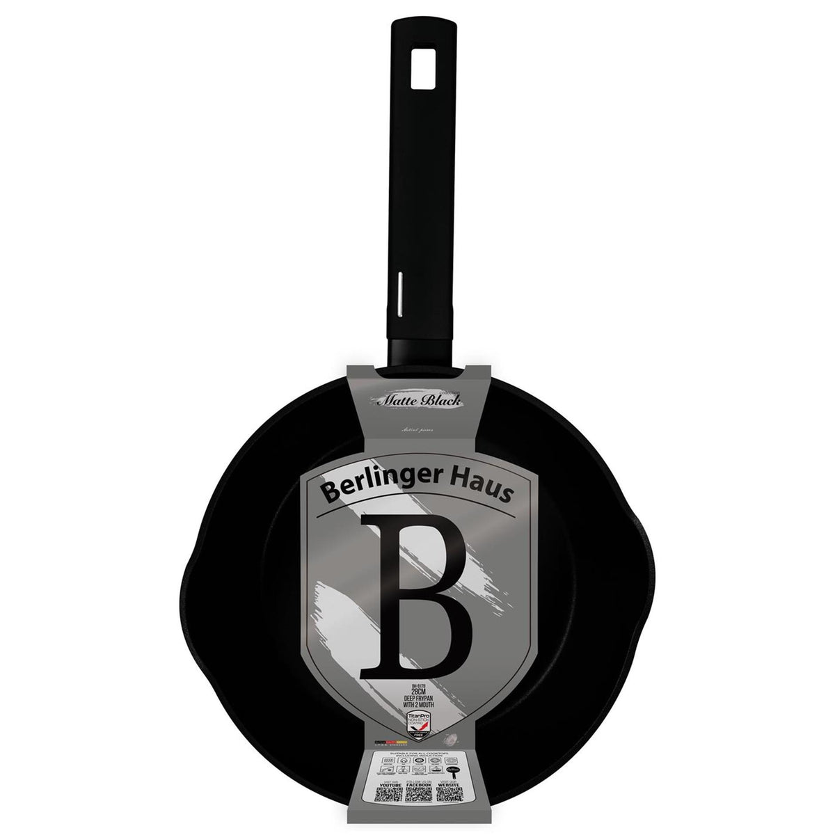 Berlingerhaus diepe koekenpan 28cm