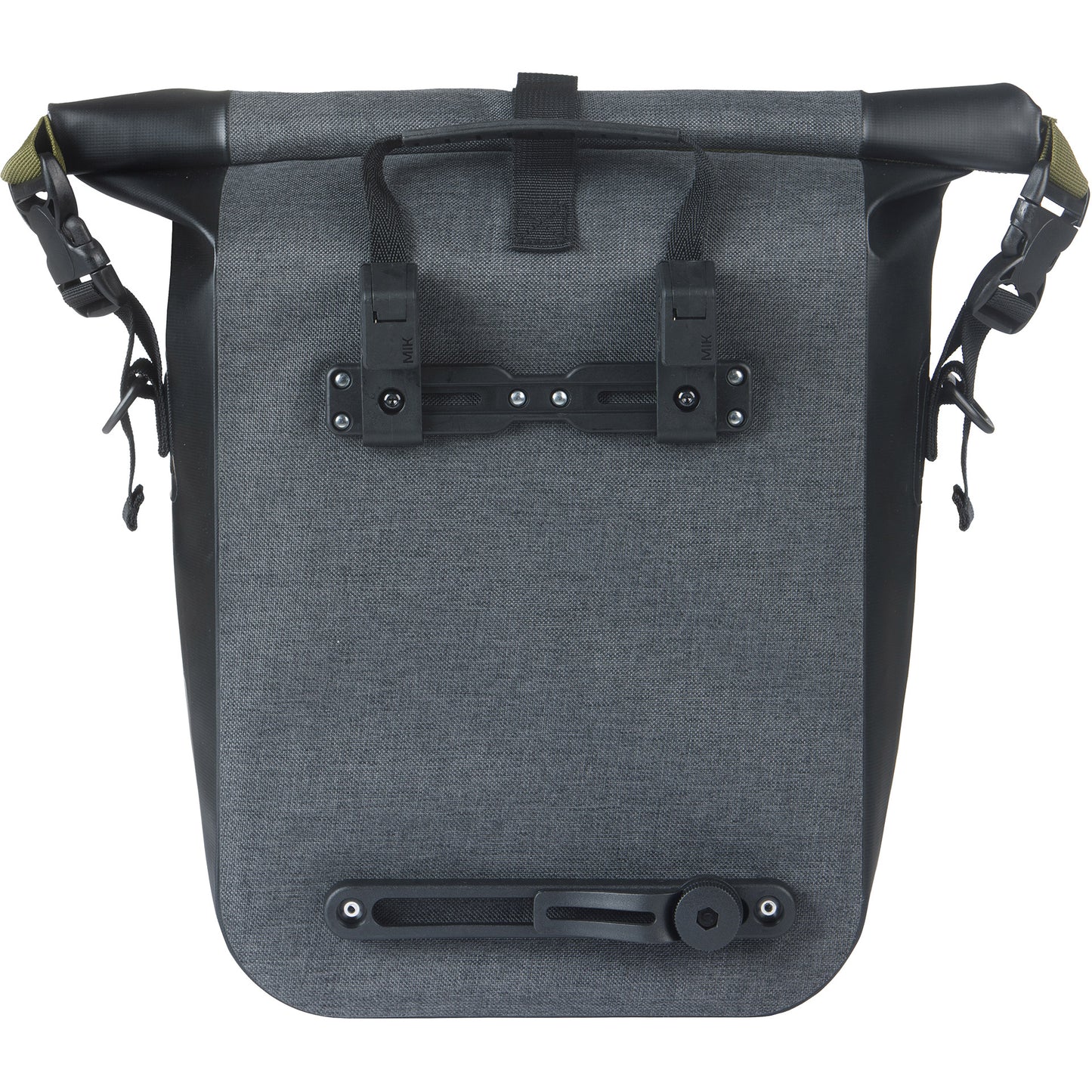 Basil enkele tas navigator storm m mik 12-15l 14 x 25 x 36 cm - zwart