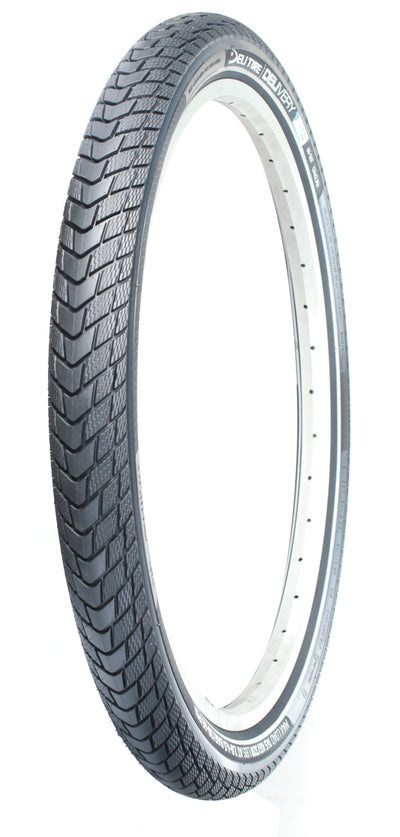 Deli tire buitenband deli-very 24 x 2.35 zwart reflectie