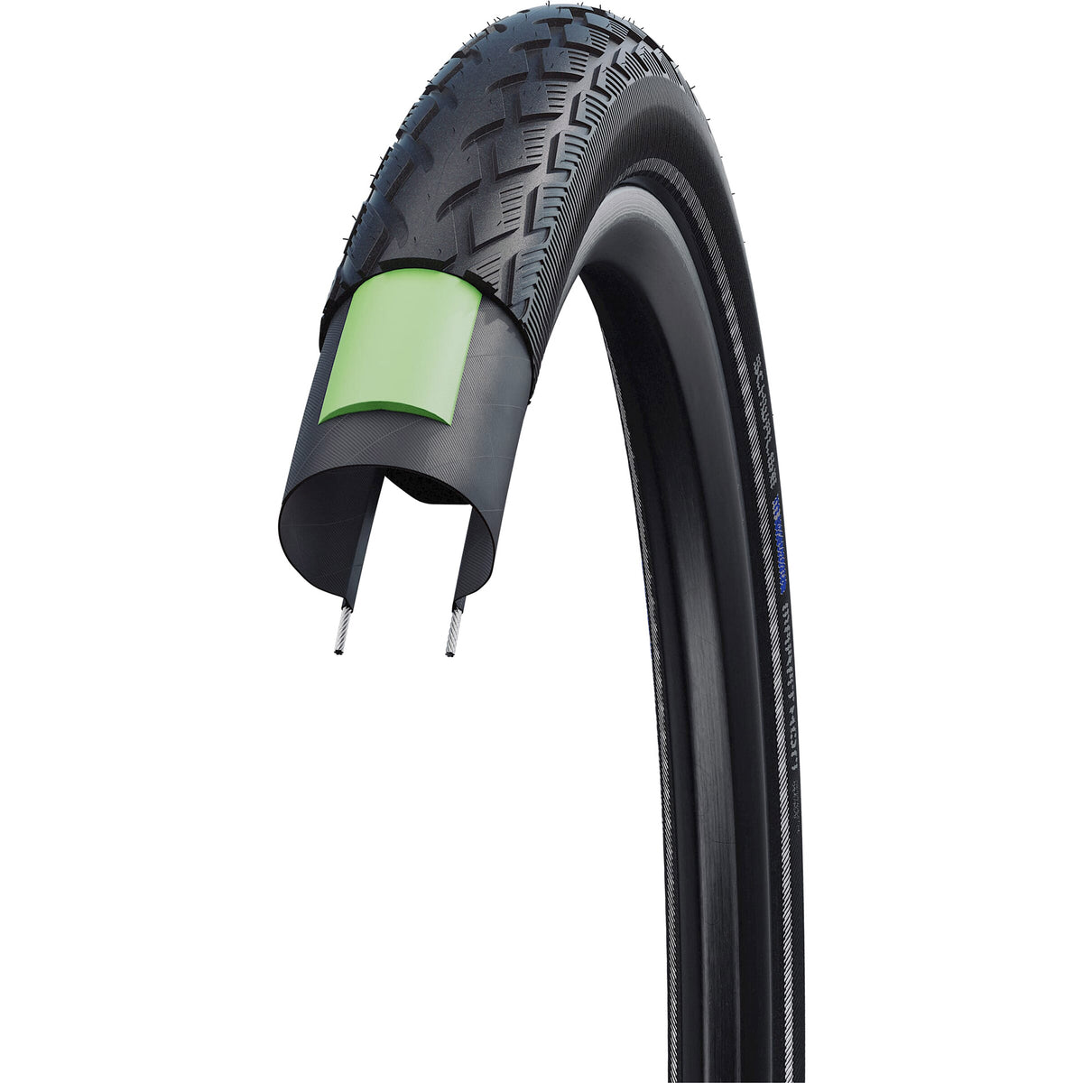 Schwalbe draadband delta cr. plus active 37-590 +r zw wit