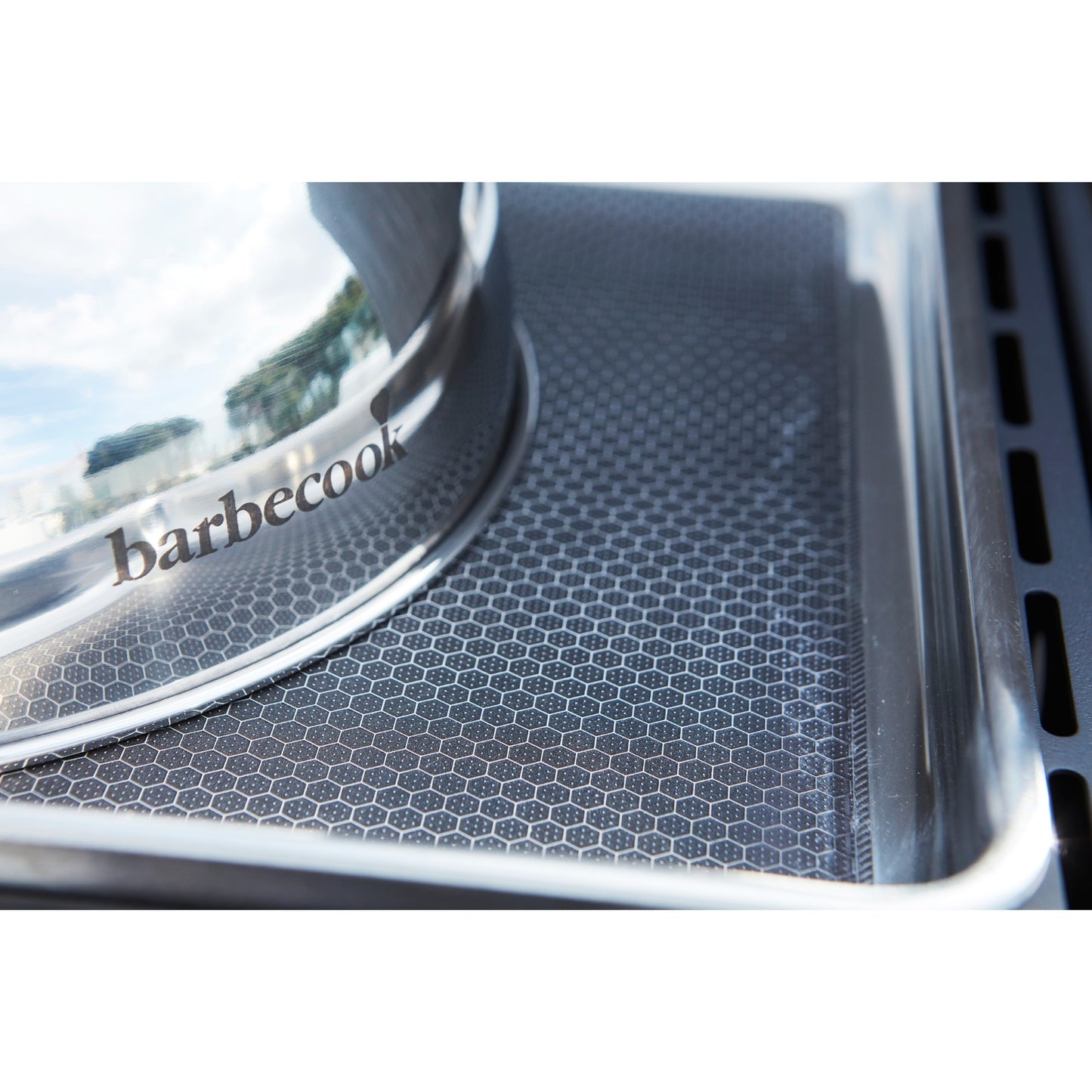 Barbecook olivia plancha dome uit rvs ø 30cm
