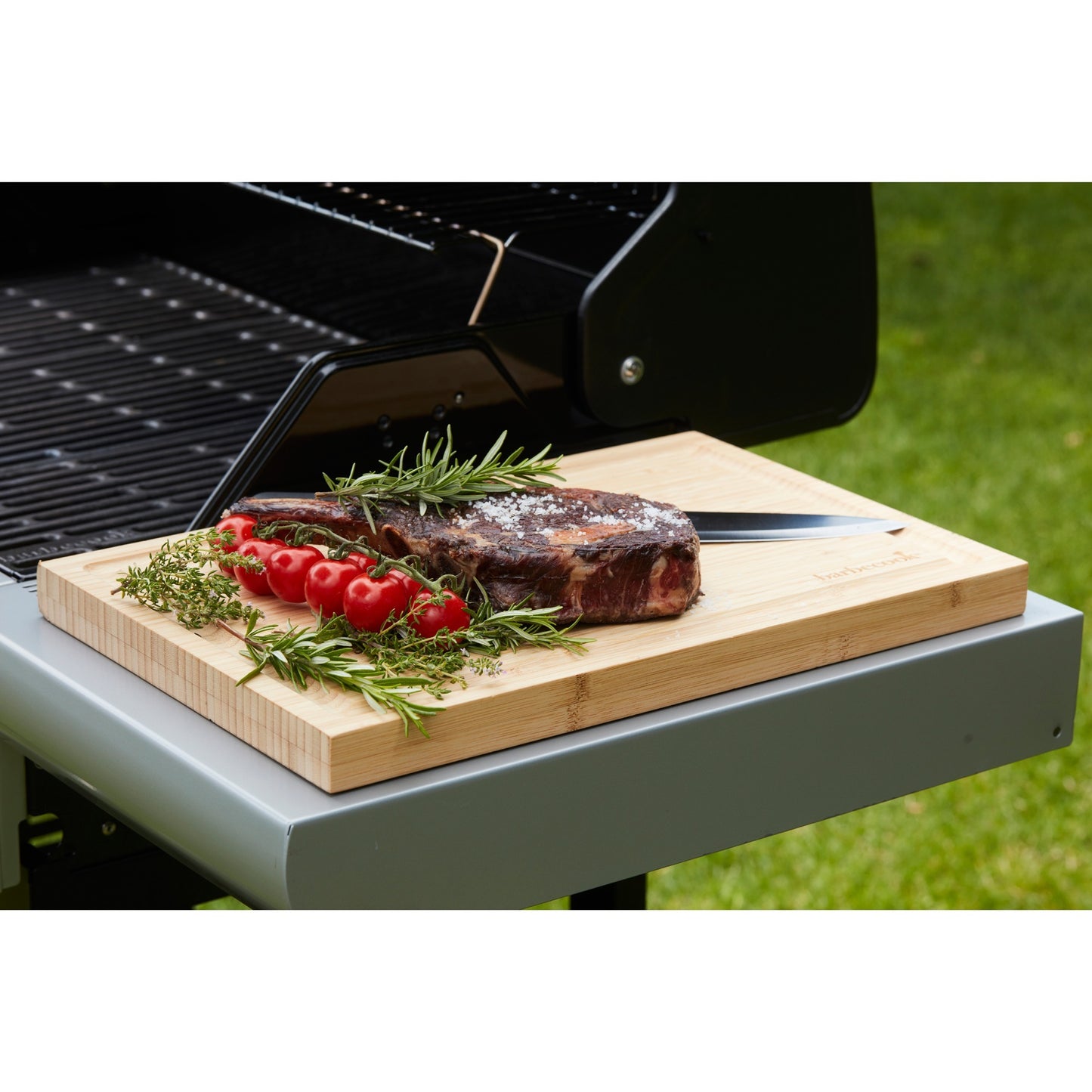 Barbecook snijplank uit bamboe met sapgeul